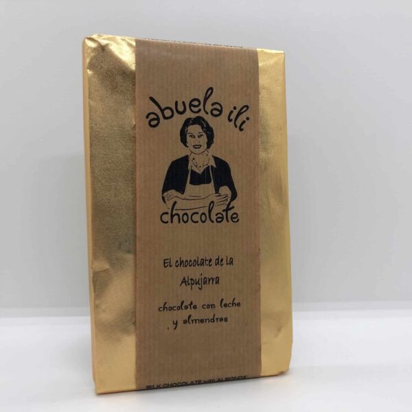 Chocolate con leche y almendras