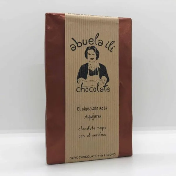 Chocolate negro con almendras