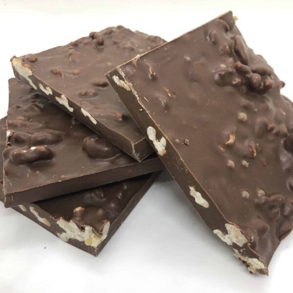 Alternative view of Chocolate con leche sin azúcar con frutos secos