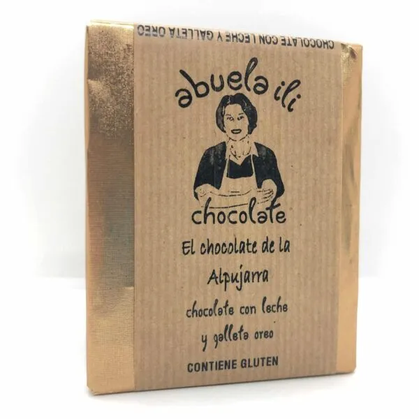 Chocolate con leche y oreo