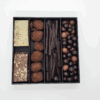 Caja surtida de chocolates artesanales de abuela ili con tabletas, trufas, chocolate en rama y grageas