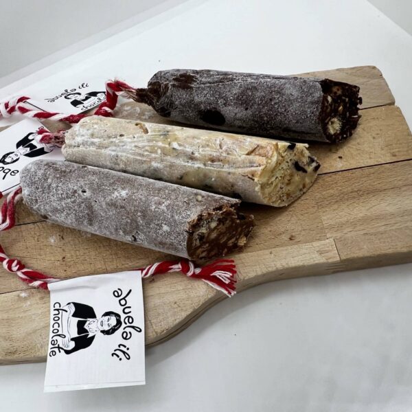 Salchichón de chocolate artesanal Abuela Ili