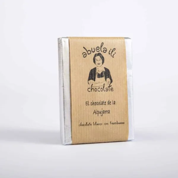 Chocolate blanco con frambuesa