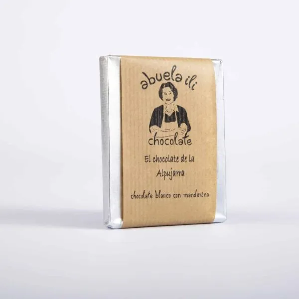 Chocolate blanco con mandarina