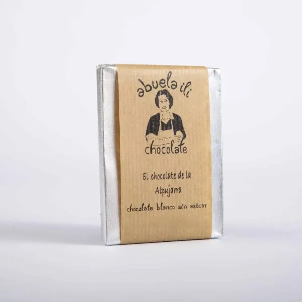 Chocolate blanco sin azúcar (edulcorado)