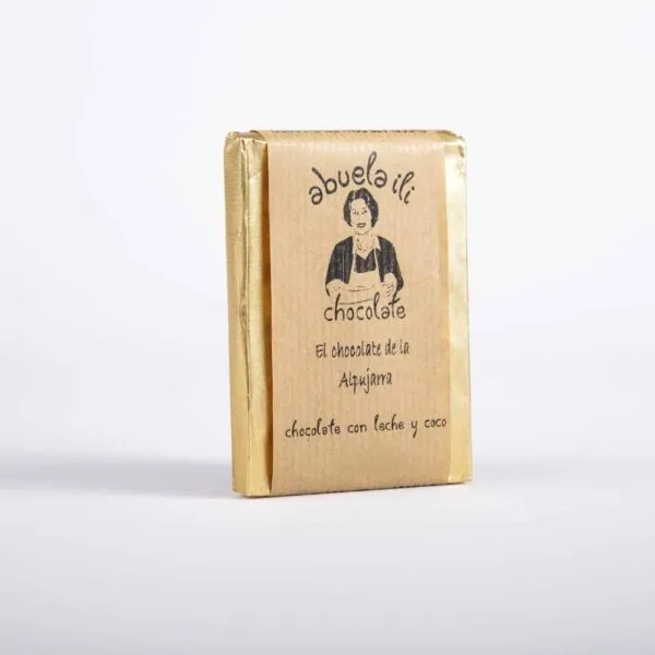 Chocolate con leche y coco