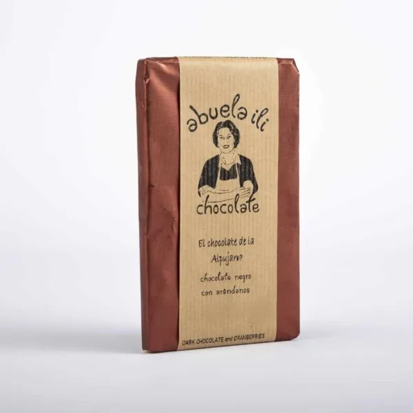 Chocolate negro con arándanos