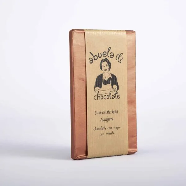 Chocolate negro con menta