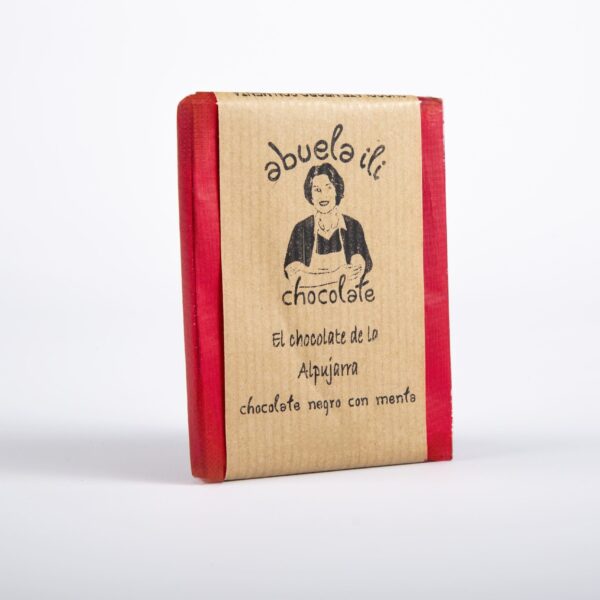 Chocolate negro con menta