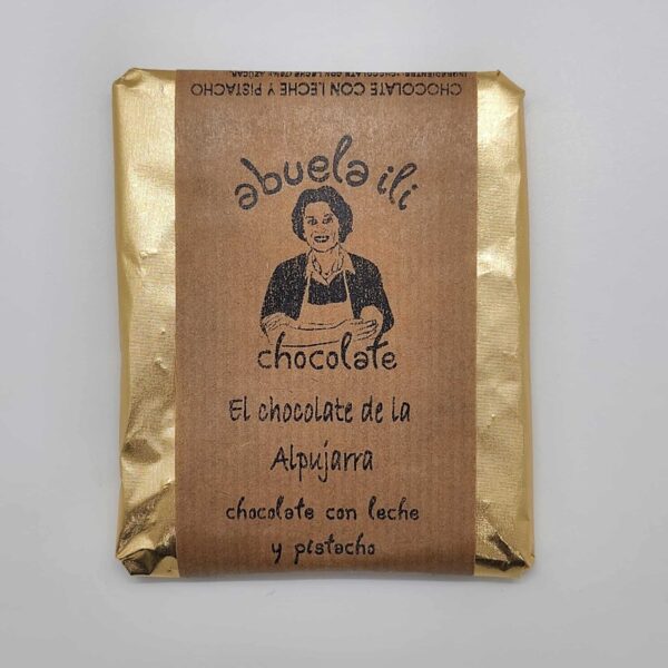 Choco leche & pistacho crujiente