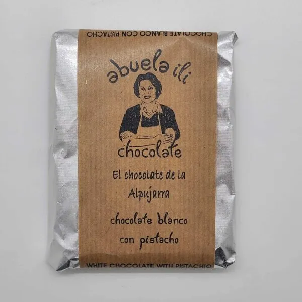 Chocolate blanco con pistacho