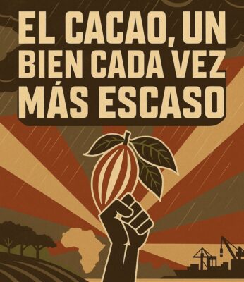 Cultivos de cacao afectados por lluvias e inundaciones en África Occidental, origen de la crisis del cacao 2025, explicada por Abuela Ili Chocolates.